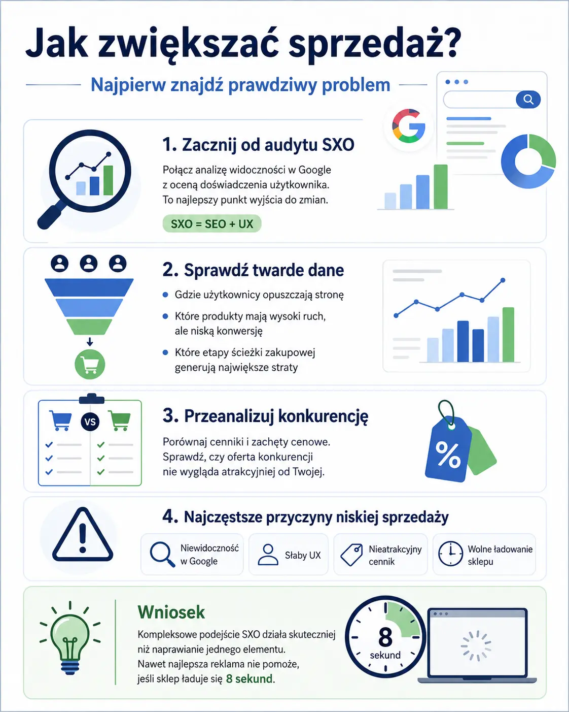 Analiza sklepu internetowego – punkt startowy zwiększania sprzedaży