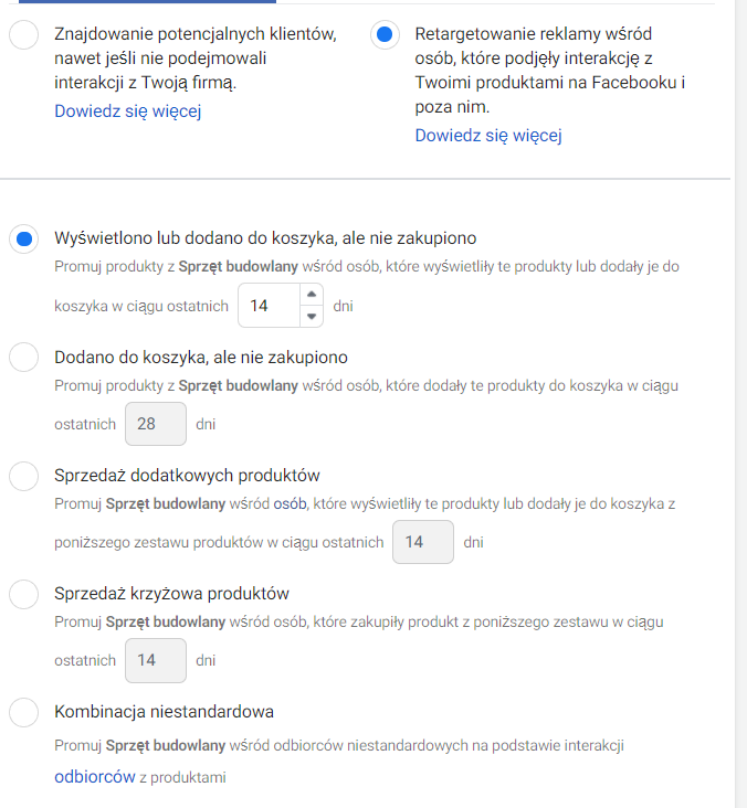 remarketing w kampani DPA