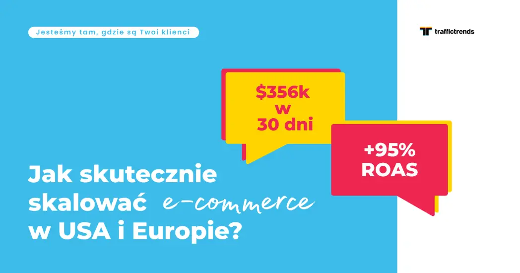 356k w 30 dni i +95% ROAS – jak skutecznie skalować e-commerce w USA i Europie?
